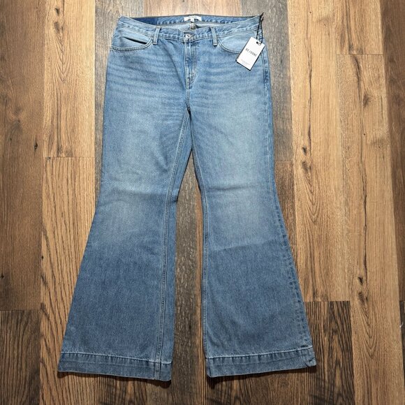 Re/Done '70s 70's Low Rise Bell Bottom Jeans Women's Size 31 NWT! - Picture 1 of 4